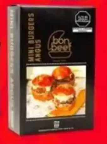 Bon beef mini hamburguesas angus cj