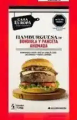 Plaza Vea Casa europa hamburguesa con bondiola y panceta cj oferta