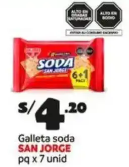 Plaza Vea San jorge galleta soda pq oferta
