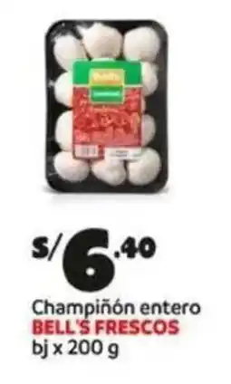 Plaza Vea Bell's frescos champiñón entero bj oferta
