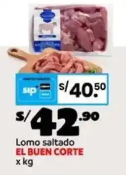 Plaza Vea El buen corte lomo saltado oferta