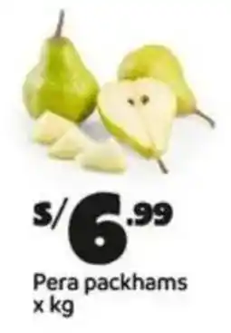 Plaza Vea Pera packhams oferta