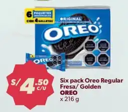Hiperbodega Precio Uno Oreo six pack oreo regular fresa/golden oferta