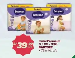 Hiperbodega Precio Uno Babysec pañal premium oferta