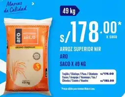Makro Aro arroz superior nir oferta