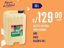 Makro Aro aceite fritura profesional chef galón oferta
