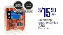 Makro Aro salchicha gastronómica pqte. oferta