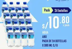 Makro Aro agua pack de 24 botellas oferta
