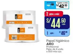 Makro Aro papel higiénico profesional pqte. oferta
