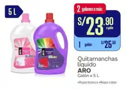 Makro Aro quitamanchas líquido galón oferta