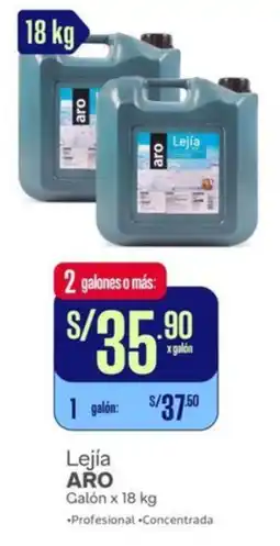 Makro Aro lejía galón oferta