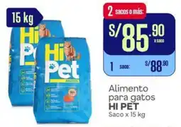 Makro Hi pet alimento para gatos saco oferta