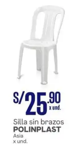 Makro Polinplast silla sin brazos asia oferta