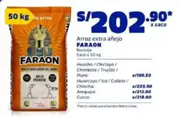 Makro Faraon arroz extra añejo naranja saco oferta
