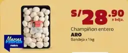 Makro Aro champiñon entero bandeja oferta