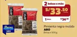Makro Aro pimienta negra molida bolsa oferta