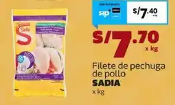 Makro Sadia filete de pechuga de pollo oferta