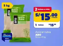 Makro Aro azúcar rubia bolsa oferta