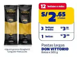 Makro Don vittorio pastas largas bolsa oferta