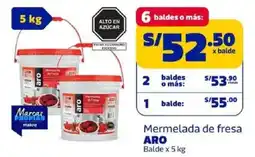 Makro Aro mermelada de fresa balde oferta
