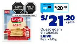 Makro Laive queso edam en tajadas pqte. oferta