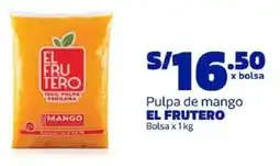 Makro El frutero pulpa de mango bolsa oferta