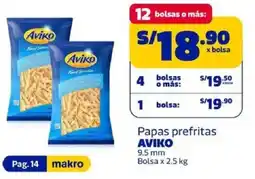 Makro Aviko papas prefritas bolsa oferta