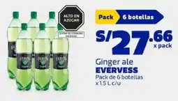 Makro Evervess ginger ale oferta