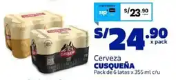 Makro Cusqueña cerveza oferta