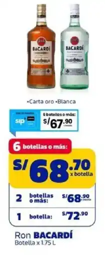 Makro Bacardí ron botella oferta