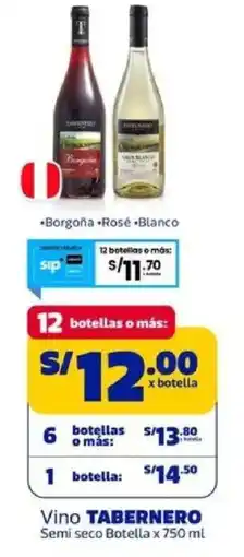 Makro Tabernero vino semi seco botella oferta