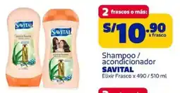 Makro Savital shampoo / acondicionador elixir frasco oferta