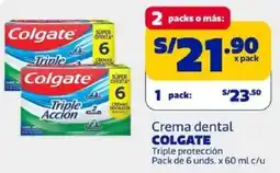 Makro Colgate crema dental triple protección oferta