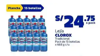 Makro Clorox lejía tradicional oferta