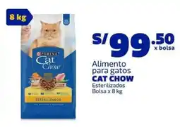 Makro Cat chow alimento para gatos esterilizados bolsa oferta