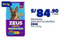 Makro Zeus alimento para perros adultos saco oferta