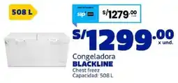 Makro Blackline congeladora chest freez oferta