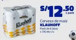 Makro Klauhoff cerveza de maíz pack oferta
