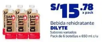 Dilyte bebida rehidratante sabores variados