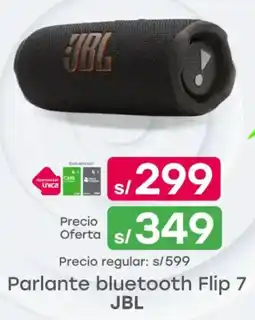 Tottus Jbl parlante bluetooth flip 7 oferta