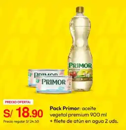 Metro Primor pack aceite vegetal premium oferta