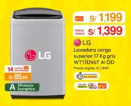 Metro Lg lavadora carga superior oferta