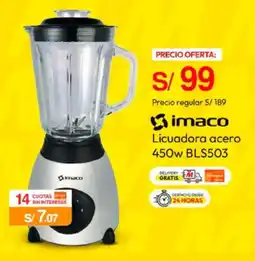 Metro Imaco licuadora acero oferta
