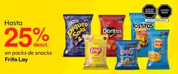 Metro Frito lay en packs de snacks oferta