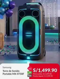 Sodimac Samsung torre de sonido portable oferta