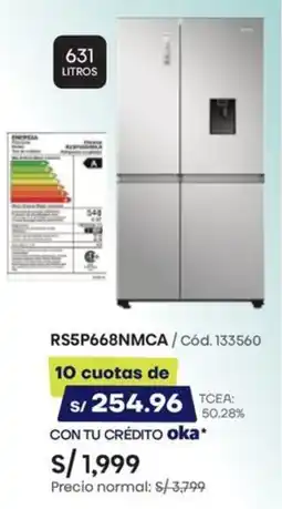 Hiraoka Oka con tu crédito oferta