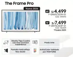 Hiraoka The frame pro 65" oferta