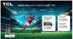 Hiraoka Tcl televisor 75" qd-mini led 4k oferta