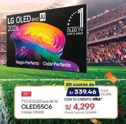 Hiraoka Lg tv 55" oferta