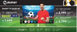 Hiraoka Miray smart tv 75" oferta